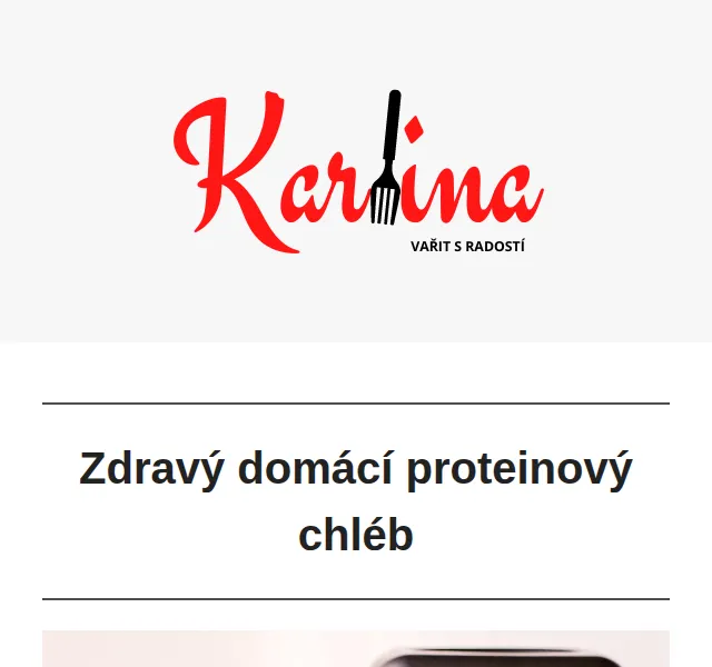 Karlina CZ: Proteinový chléb s mixérem Magimix – červen 2026 | Nuslet.cz