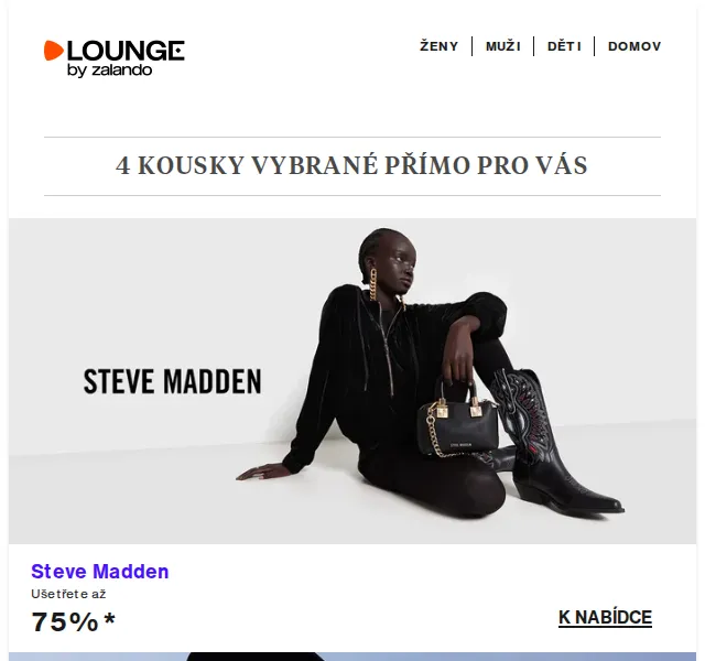 Lounge by Zalando: Steve Madden, Pinko, POC až 75 % – červenec 2026 | Nuslet.cz