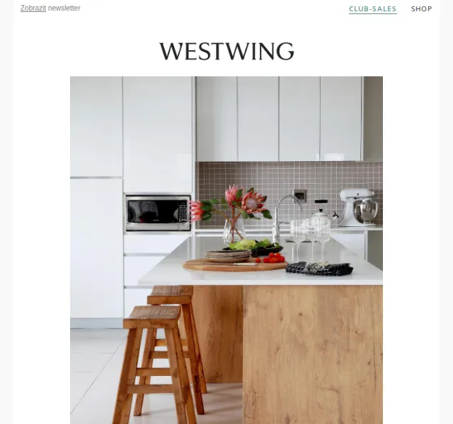 Westwing: Kuchyňský ostrůvek a Modern Classic – červenec 2026 | Nuslet.cz