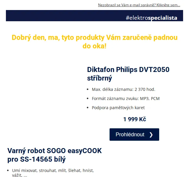 DATART: Diktafony Philips a varné roboty – červenec 2026 | Nuslet.cz