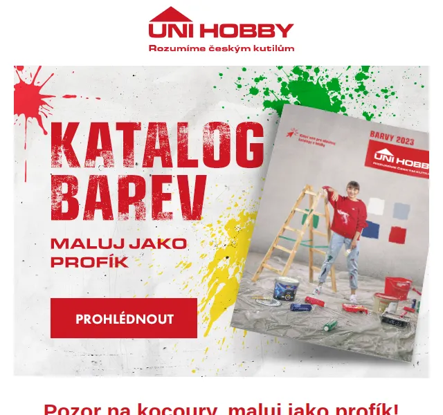 UNI HOBBY: Nový katalog barev – červenec 2026 | Nuslet.cz