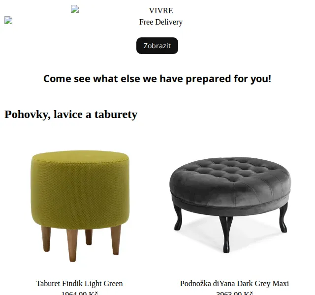 Vivre: Nábytek a doplňky love your home – červenec 2026 | Nuslet.cz