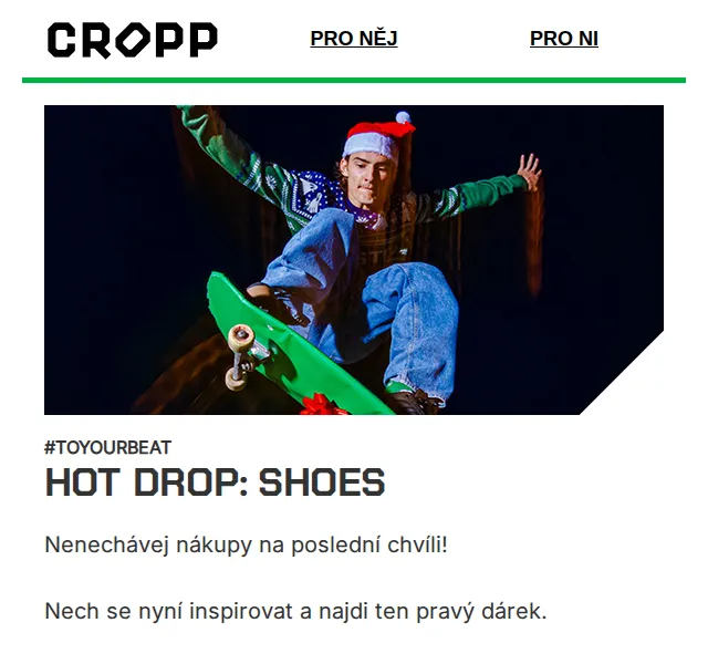 Cropp: XMAS sleva -20 % na vybrané kategorie – červen 2026 | Nuslet.cz