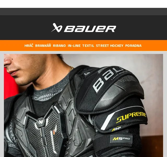 Bauer Hockey Česko: Nová řada Supreme M5 PRO – červenec 2026 | Nuslet.cz