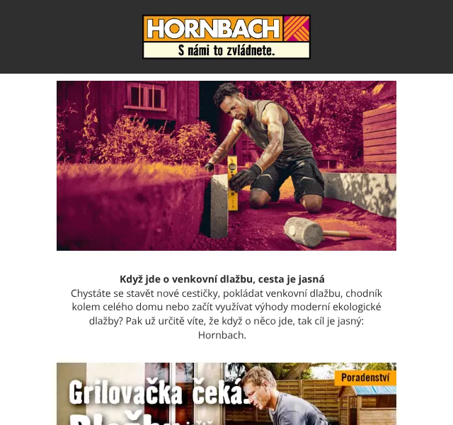 Hornbach: Venkovní dlažba – květen 2026 | Nuslet.cz