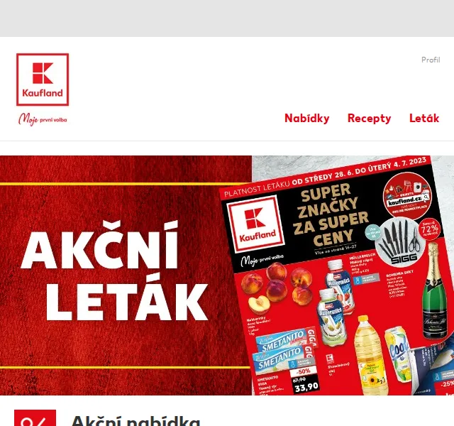 Kaufland: Toaletní papír 49,90 Kč – červenec 2026 | Nuslet.cz