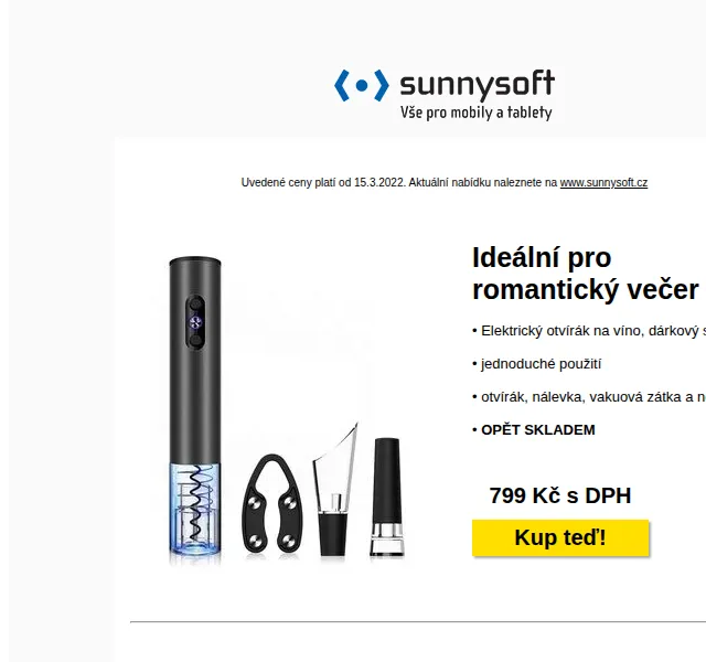 Sunnysoft: Dárkové sety (víno, káva aj.) – červen 2026 | Nuslet.cz