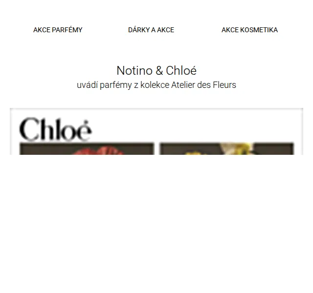 Notino: Chloé Atelier des Fleurs s dárkem a dopravou zdarma – červenec 2026 | Nuslet.cz