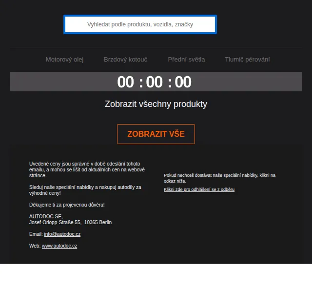 Autodoc.cz: Slevy na brzdové součástky – červen 2026 | Nuslet.cz
