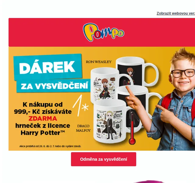 Pompo E-shop: Slevy od 15 % na koloběžky a hračky – červenec 2026 | Nuslet.cz