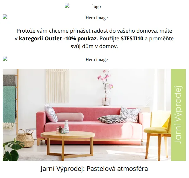 Vivre: -10 % v kategorii Outlet – červen 2026 | Nuslet.cz