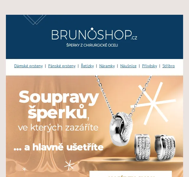BRUNOshop.cz: Šperkové soupravy se slevou – červen 2026 | Nuslet.cz