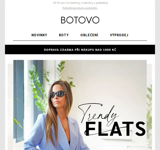 Botovo.cz: Sleva 20% na baleríny, mokasíny a polobotky – červen 2026 | Nuslet.cz