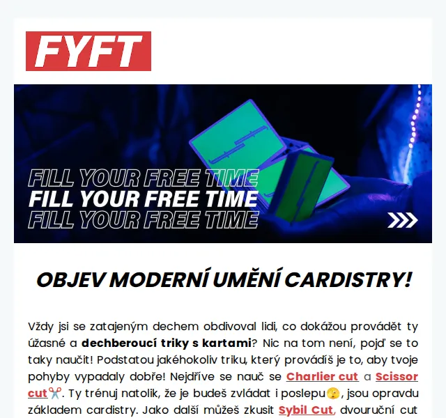 Zuzka | FYFT.cz: Cardistry karty Bicycle od 109 Kč – červenec 2026 | Nuslet.cz