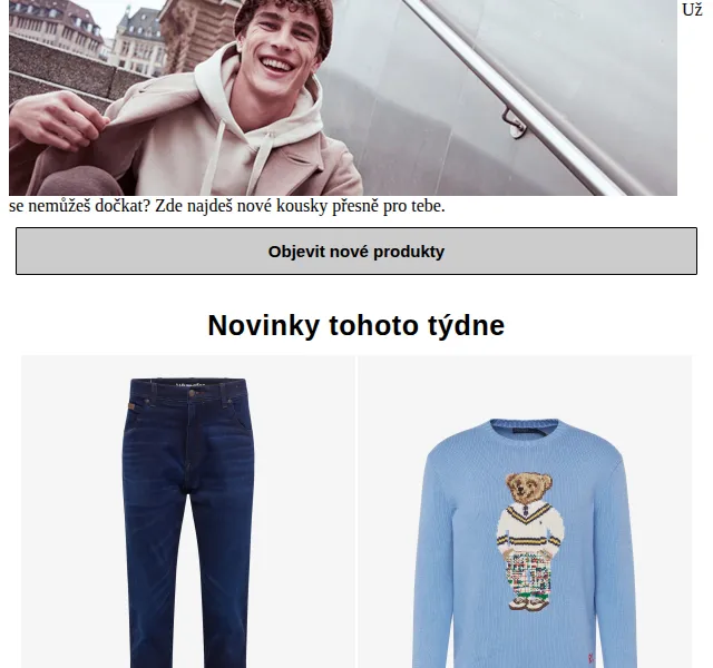 ABOUT YOU: Novinky Wrangler, Ralph Lauren – červenec 2026 | Nuslet.cz