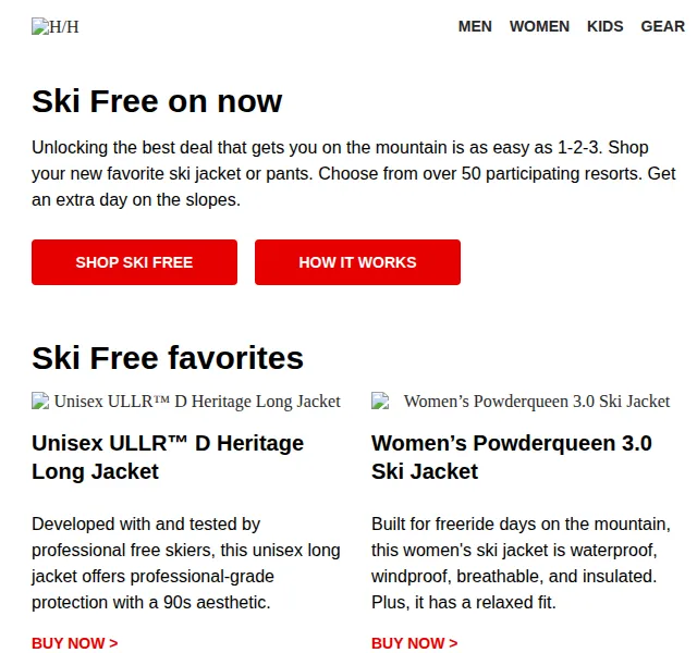 Helly Hansen: Ski Free akce – červenec 2026 | Nuslet.cz