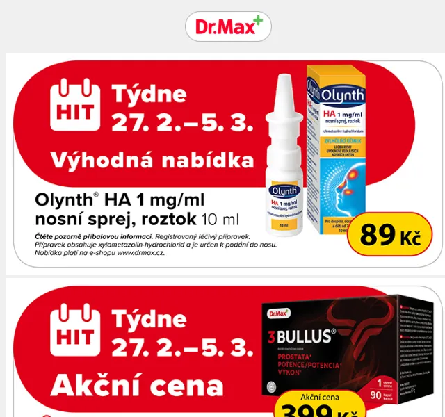 Dr.Max E-shop: Až 50% sleva na kosmetiku a zdraví – červen 2026 | Nuslet.cz