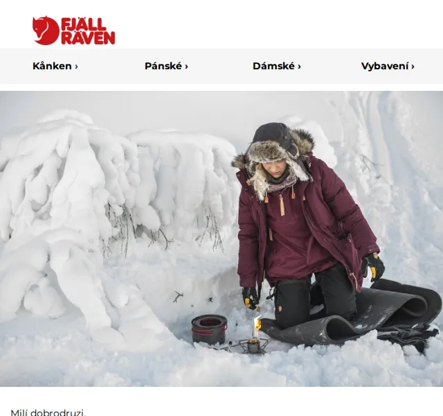 Fjallraven-shop: Extra sleva 20 % na vše – červenec 2026 | Nuslet.cz