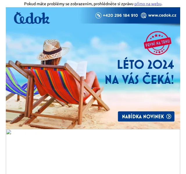Čedok: Novinky pro léto 2024 – červenec 2024 | Nuslet.cz