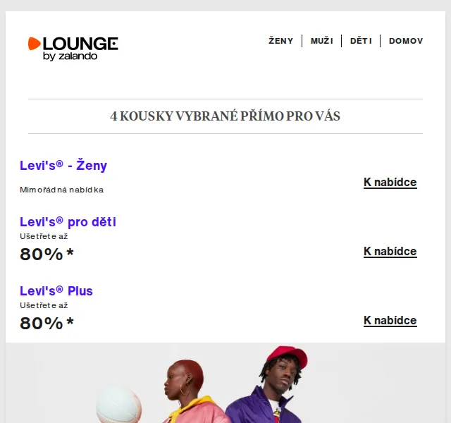 Lounge by Zalando: Levi's, Hunkemöller & Marimekko – červenec 2026 | Nuslet.cz