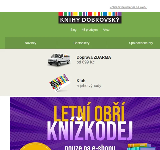 KnihyDobrovsky.cz: Nejen dětské knížky od 9 Kč – červenec 2026 | Nuslet.cz