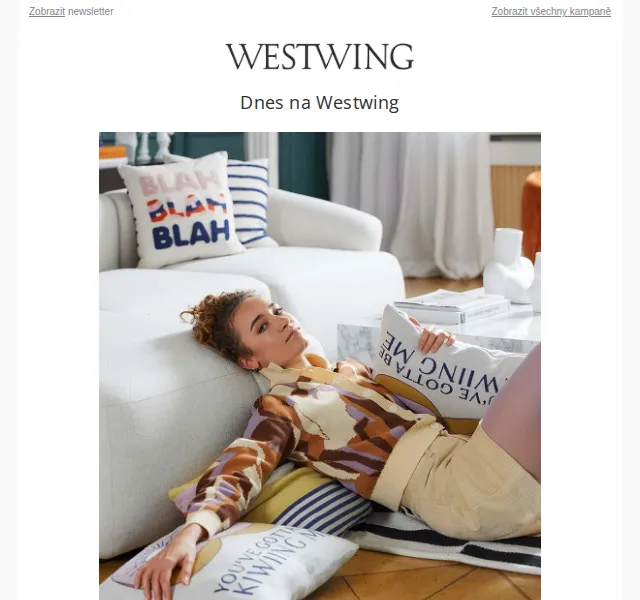 Westwing: Nová kolekce SWEATER LOVE – červen 2026 | Nuslet.cz