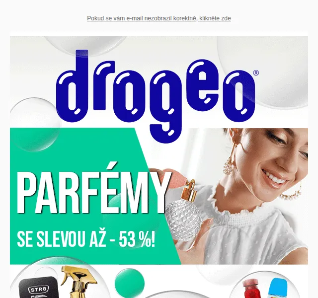 Drogeo: Letní parfémy se slevou až 53 % – červen 2026 | Nuslet.cz