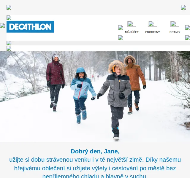 Decathlon: Zimní bunda SH 100 X-Warm od 849 Kč – červenec 2026 | Nuslet.cz