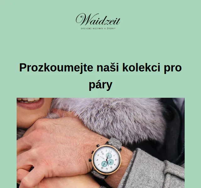 Waidzeit: Partnerská kolekce hodinek – červenec 2026 | Nuslet.cz