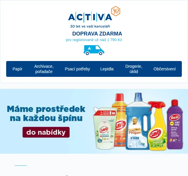 obchod.activa.cz: Slevy na drogerii až 41 % – červenec 2026 | Nuslet.cz