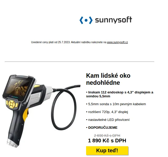 Sunnysoft: Slevy na outdoor, elektroniku a chytré doplňky – červenec 2026 | Nuslet.cz