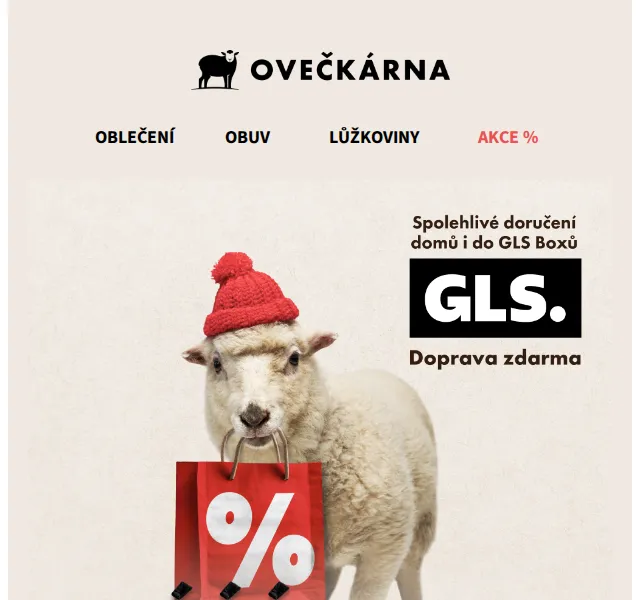 Ovečkárna: Doprava ZDARMA a slevy až 50 % – červenec 2026 | Nuslet.cz