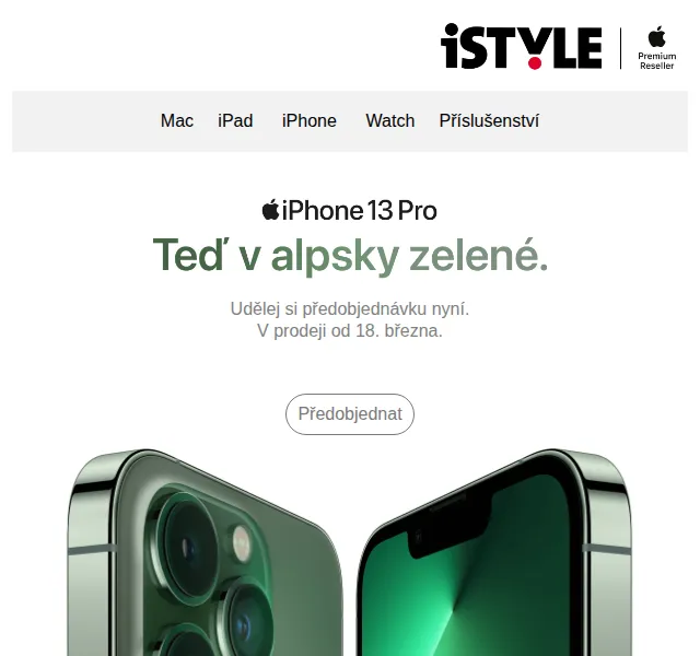 iSTYLE: Předobjednávky novinek Apple iPhone SE, iPad Air – červen 2026 | Nuslet.cz