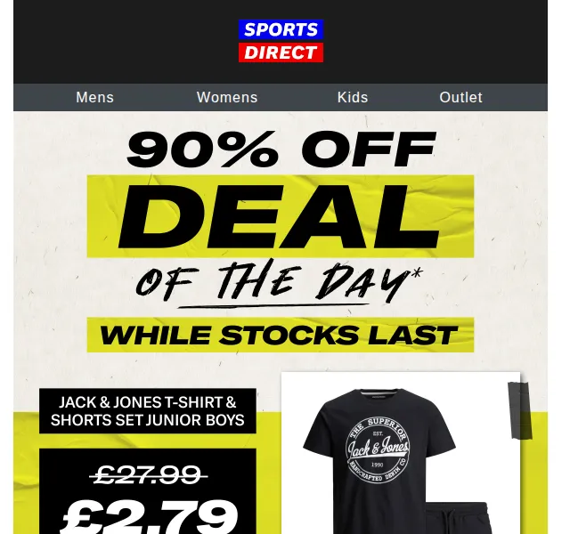 Sportsdirect: Jack & Jones set 2,79 £ – červen 2026 | Nuslet.cz
