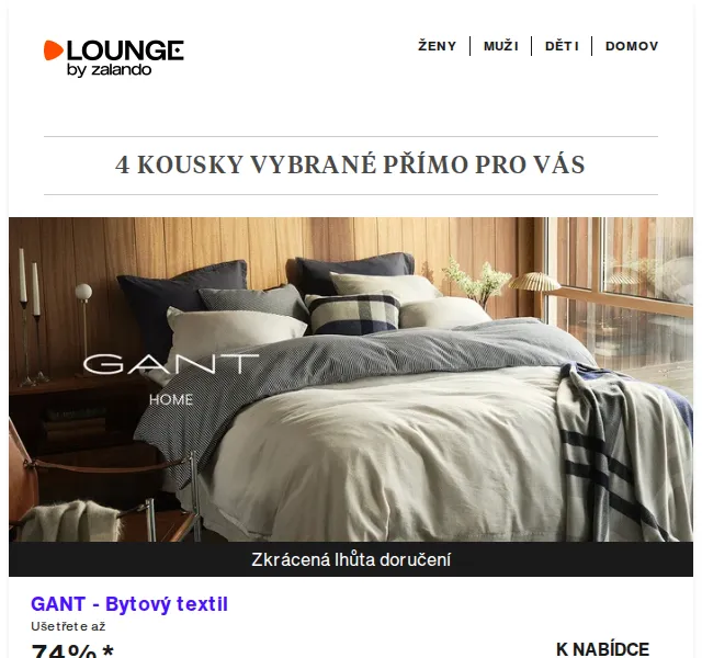 Lounge by Zalando: GANT, Skechers a Kappa se slevou až 75 % – červenec 2026 | Nuslet.cz