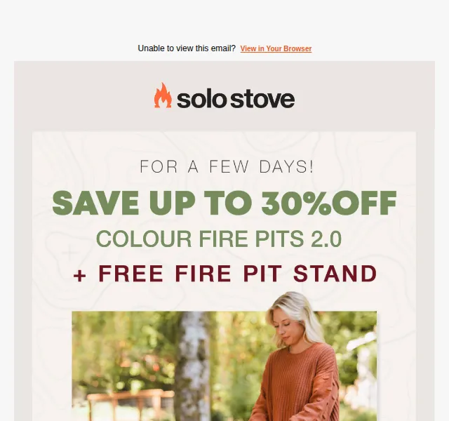 Solo Stove EU: Barevná ohniště 2.0 až 30 % sleva + stojan zdarma – červenec 2026 | Nuslet.cz