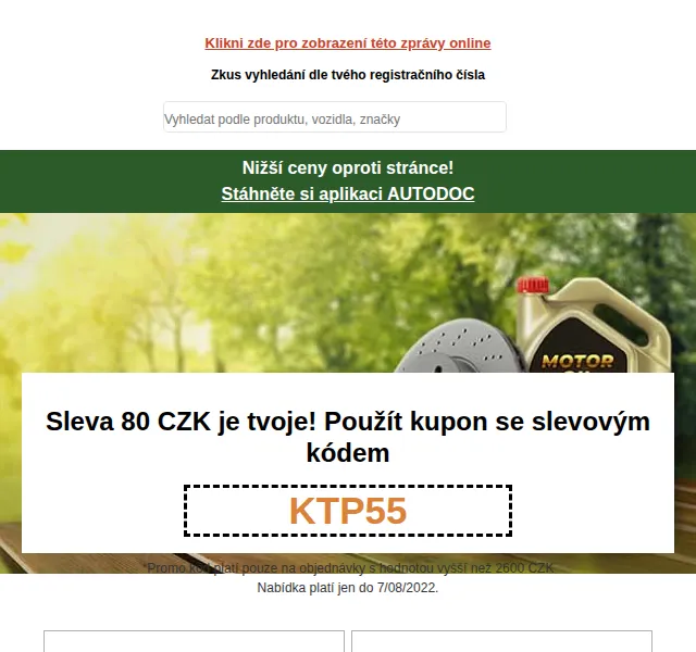 Autodoc.cz: Sleva 80 Kč na autodíly – Červenec 2022 | Nuslet.cz