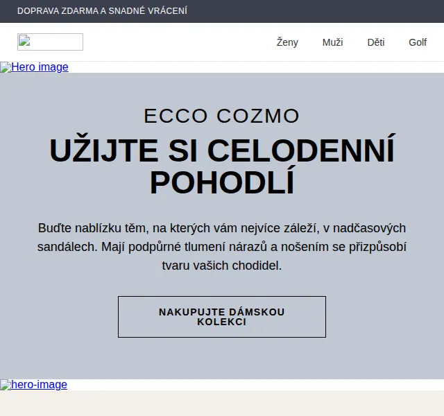 ECCO: sandály ECCO COZMO s dopravou zdarma – červenec 2026 | Nuslet.cz