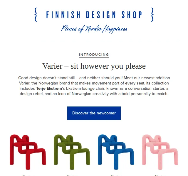 Finnish Design Shop: Varier ekstrem křeslo a novinky – červenec 2026 | Nuslet.cz
