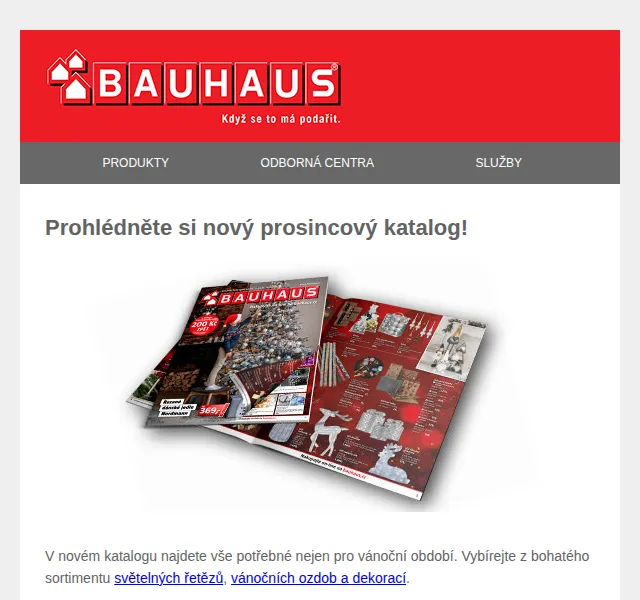 BAUHAUS: Prosincový katalog plný inspirace – prosinec 2022 | Nuslet.cz