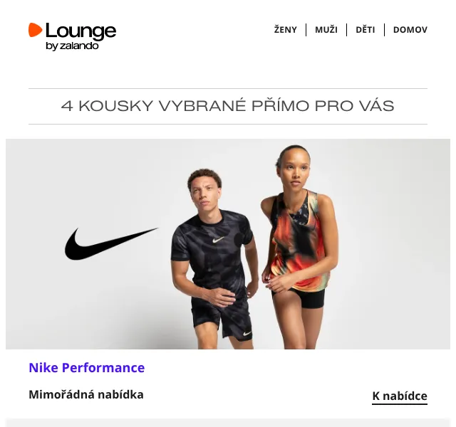 Lounge by Zalando: Nike, Tamaris, Ellesse až 75 % – září 2026