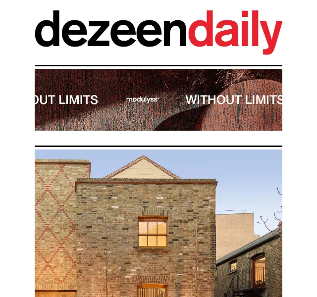 Dezeen Daily: Novinky z architektury a designu – červen 2026 | Nuslet.cz
