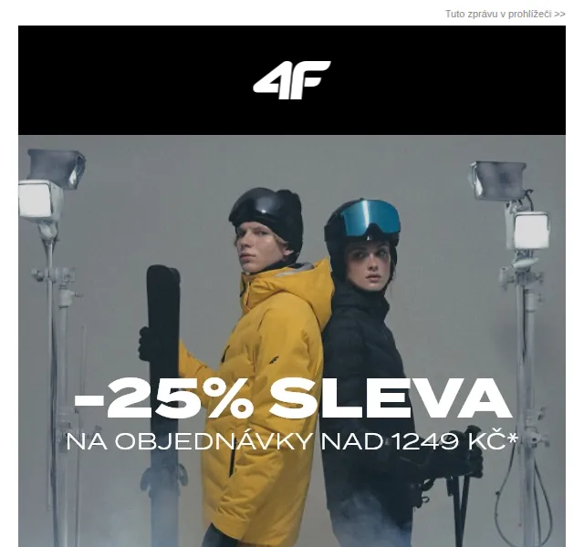 4Fstore: sleva -25 % na vše – červenec 2026 | Nuslet.cz