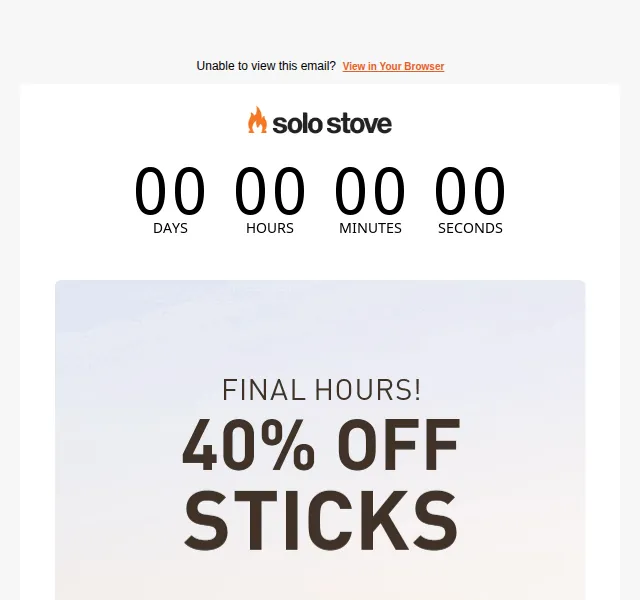 Solo Stove EU: 40% sleva na Sticks – červen 2026 | Nuslet.cz