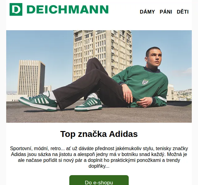 DEICHMANN: Sportovní styl se značkou Adidas – červenec 2026 | Nuslet.cz