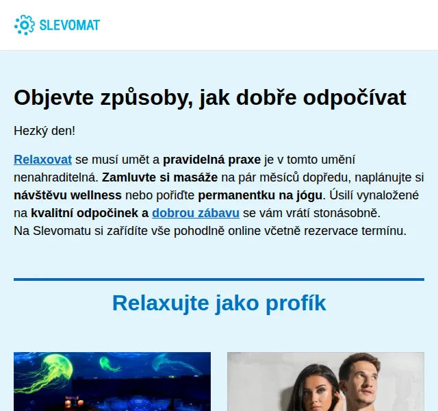 Slevomat: wellness a masáže se slevou – červenec 2026 | Nuslet.cz