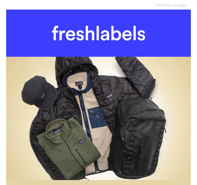 Freshlabels: Patagonia & poslední den zimních slev 60 % – červenec 2026 | Nuslet.cz