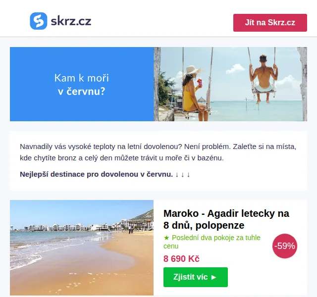 Vánoce na Skrz: Dovolená v červnu od 8 690 Kč – červen 2026 | Nuslet.cz