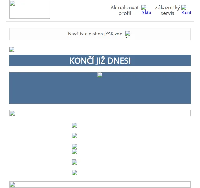 JYSK: speciální nabídky až 60 % – červenec 2026 | Nuslet.cz