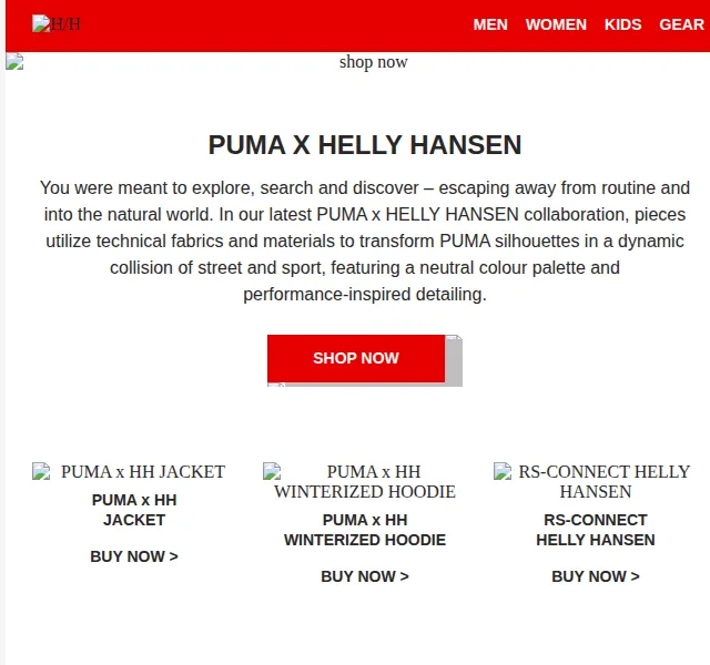 Helly Hansen: PUMA x HH kolekce – červen 2026 | Nuslet.cz